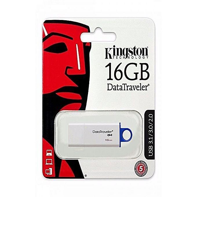 16GB 3.0 USB Flash Drive – DTI G4 – White and Blue