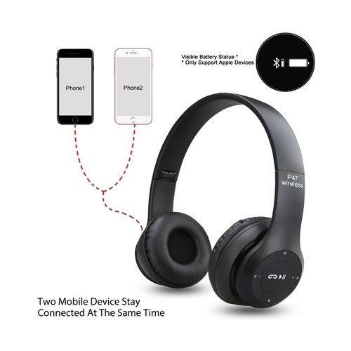 P47- Sports Bass Stereo With Fm & Sd Card Options – Black