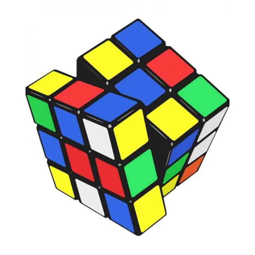 Rubic Magic Dice Multi Coloration