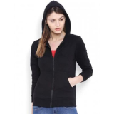 Dealz On Hai Black Fleece Zipper Hoodie -DOH191