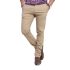 Comfortable Cotton Pants in Slim-Fior Men Basic Grey