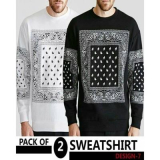 kamboh Pack of Two Sweatshirt for man By kamboh Sold by Kamboh Mart