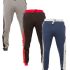 Comfortable Cotton Pants in Slim-Fior Men Basic Grey